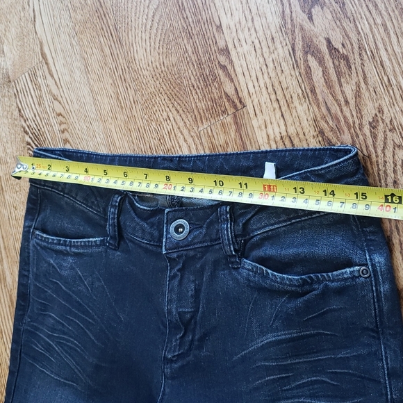 (28) BCBGMAXAZRIA Bella Bootcut Dark Wash Jeans Denim Contemporary Comfy - Picture 10 of 11